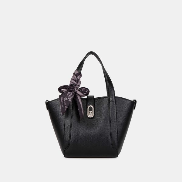 Bagco Noelle Leather Tote-Black