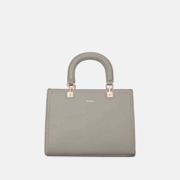 Bagco Valette Leather Satchel-Light Green