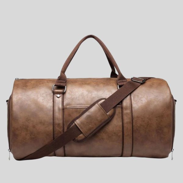 Hudson Leather Duffel Bag
