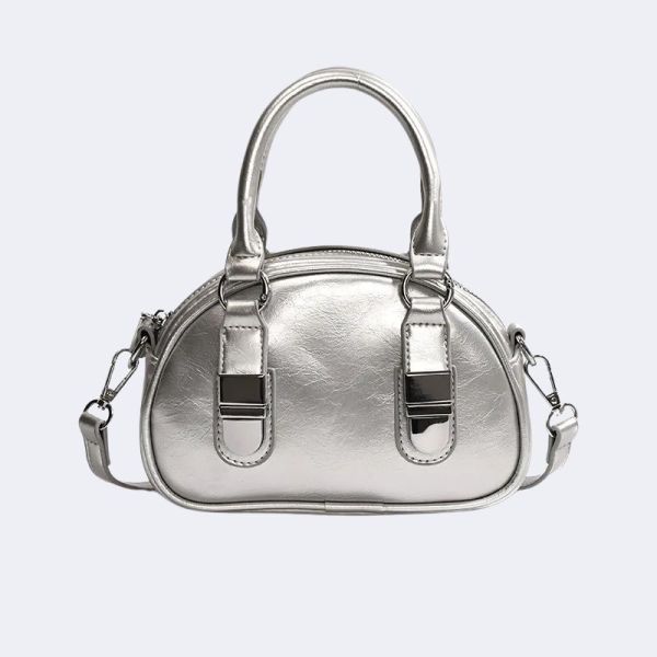 Cobalt Leather Messenger Bag