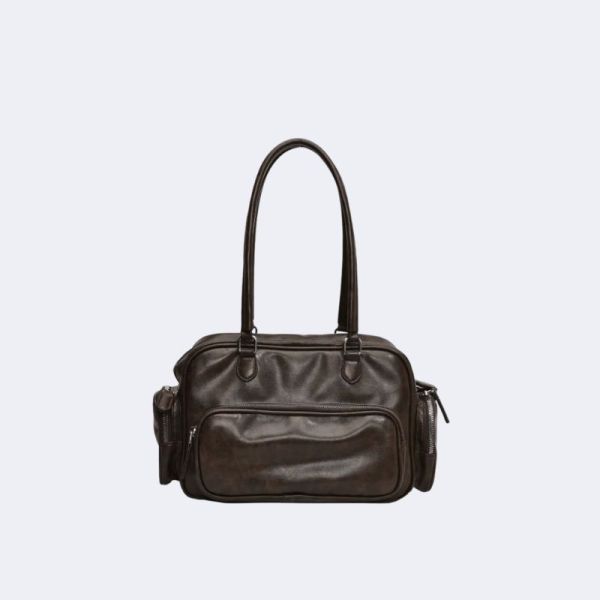 Everly Leather Messenger Bag
