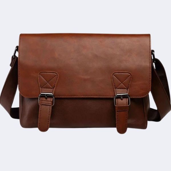 Forge Leather Messenger Bag