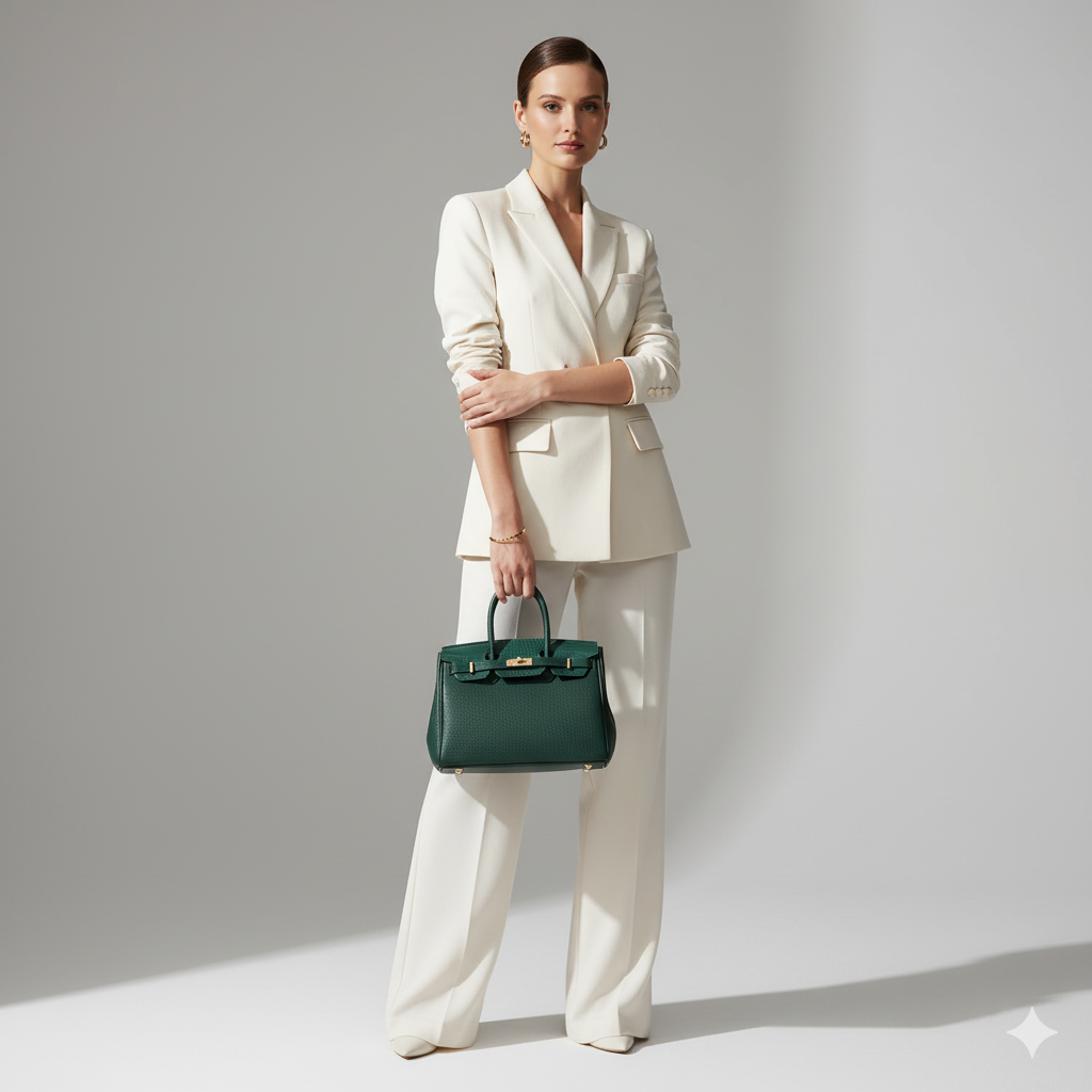Chrisbella Elodie Leather Satchel